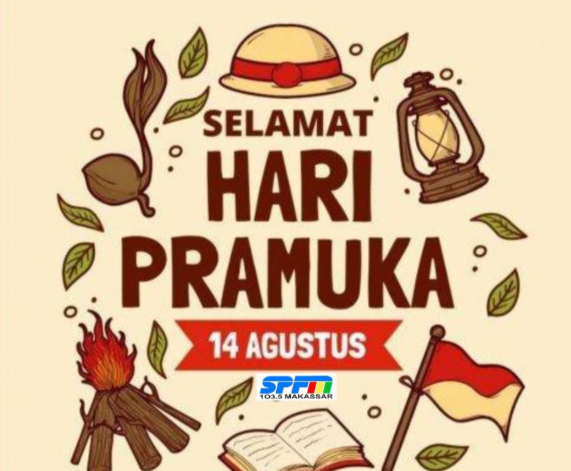 Selamat Hari PRAMUKA 2024 :
Pramuka Berjiwa Pancasila Menjaga NKRI".