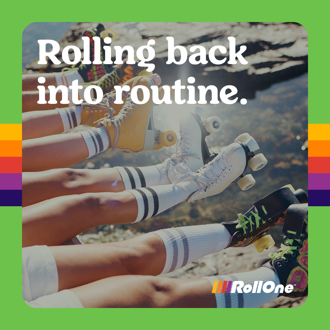 With the right mindset, nothing can slow your roll. 🛹