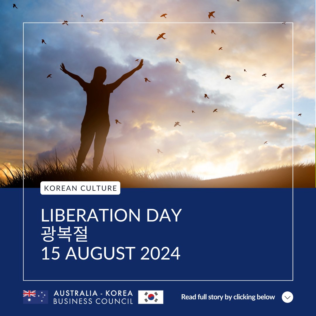 _AKBC's tweet photo. Korean Liberation Day: Celebrating Freedom and Unity
15 August marks one of the most important public holidays in Korea, Liberation Day or Gwangbokjeol (광복절).
Find more about the importance below: 👇
https://t.co/FoGatq0N9k
#AKBC #AKBCtraining https://t.co/W8Fy5lSdtK