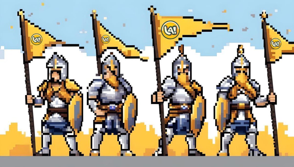 filotme's tweet photo. LA! Crusaders needed! π΄ Are you ready to wave the $LA! banner high? π Earn rewards based on engagement, content quality, and reach. Top 10% performers can score up to 6.12M $LA! Tokens! πͺ
Join our mission and letβs huat big together! π― https://t.co/besBey1guV
#LAcrusaders https://t.co/R80G1sisYT