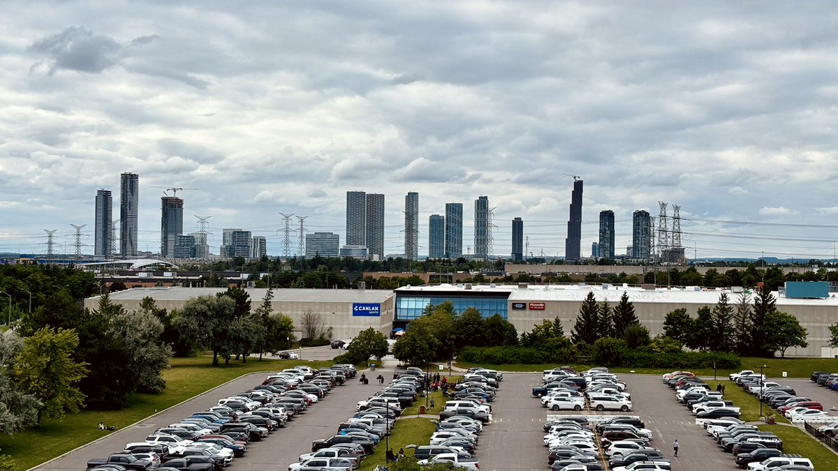 This skyline didn’t exist a decade ago — #Vaughan Metropolitan Centre