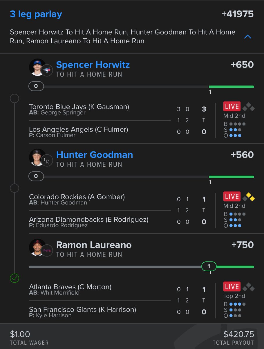 PicksCeo's tweet photo. @MLBHR 2 MORE🤞🏽⚾️ https://t.co/EFk82cZJci