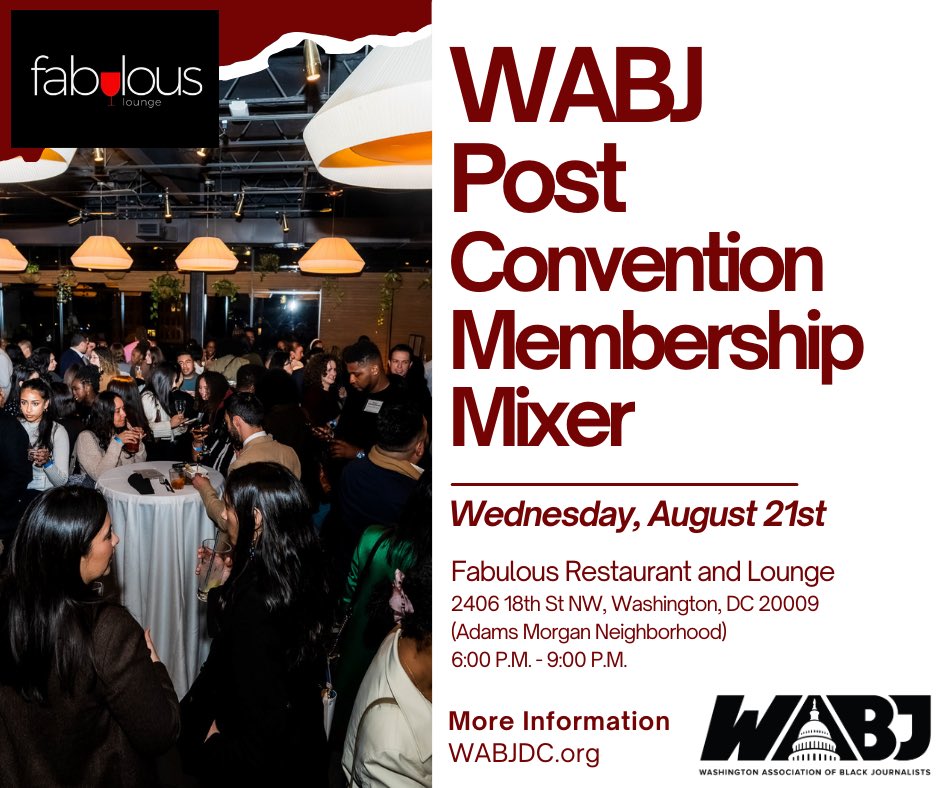 WABJ - Washington Association of Black Journalists tweet media