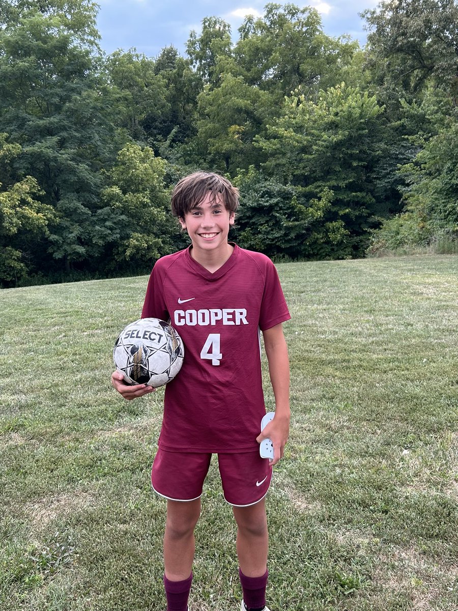 Tonight for JV, our player of the match is 8th grader Ben Kijinski!!! Ben had a goal in tonight’s match to help our JV team win 2-0!!!