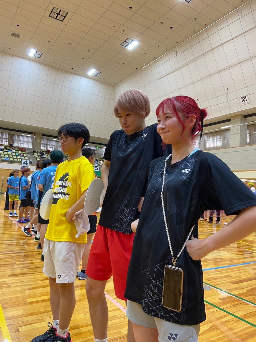hubadminton's tweet photo. 昨日の結果
男子vs.京都大学　5—4 勝利

今日は男女ともに大阪大学と戦います。
応援よろしくお願いします！！ https://t.co/4sDcjNhb9u