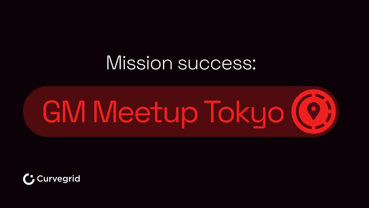 curvegridinc's tweet photo. The vibes at #GMMeetup Tokyo were ✨immaculate✨
Shout-out to our co-organizers at @shefiorg, @ThenaFi_, and @greenpill_japan for helping us plan the event! We also extend our gratitude to @CryptoCafenBar for hosting us in a great venue.
Dive in for some key highlights:
👇🧵 https://t.co/FaNm1uPimp