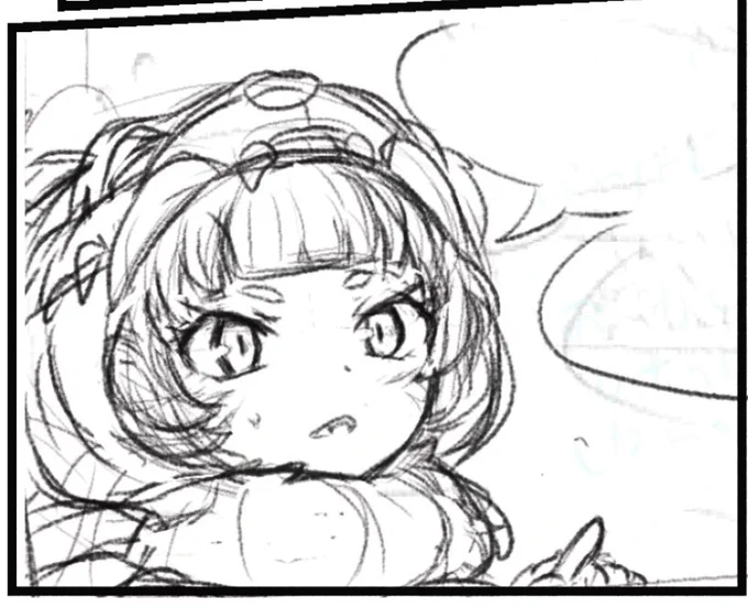 おまけ:没コマのバイフーちゃん 