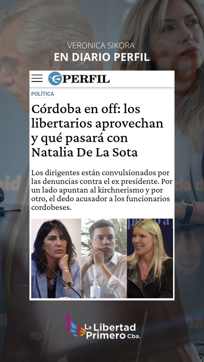 LLPrimeroCBA's tweet photo. Veronica sikora, titular de la SRT criticó al kirchnerismo por dejar el país devastado y llevarlo a la pobreza, acusándolos de hipocresía al querer dar lecciones de moral.
NOTA COMPLETA 👇 
https://t.co/IQsYbZImiV https://t.co/MjJTFxmgHq