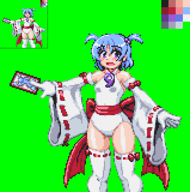 RRドット立ち絵勝手にリメイク計画その③
水依唯チャン|ω゜) 