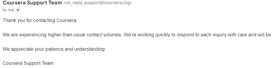 SunilKumar_14's tweet photo. Coursera Just Ignoring This By Sending This
Please solve The Issue Don't Spam E-Mail By Sending Ads.
You Sending Ads Frequently But Can't Solve A Issue Yet!
@coursera #coursera https://t.co/1TFOZYUSko