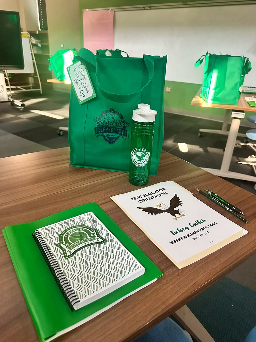 MsUhland's tweet photo. Berkshire was excited to welcome our new educators to our growing family today! 💚🦅 https://t.co/XbhtUPooV8