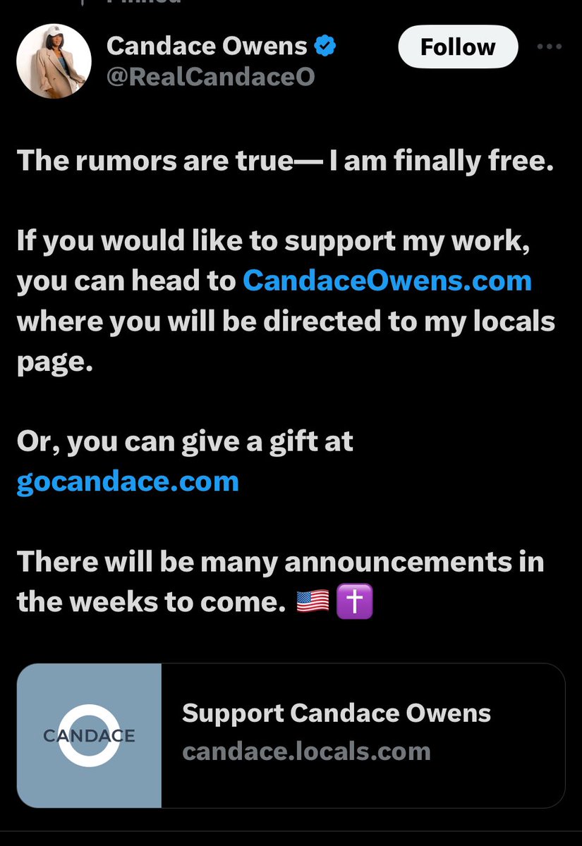 rosahayes's tweet photo. I heard @RMUProduction was blocked by Candace Owens. It’s alright, I got you. https://t.co/ZniWipGbpv