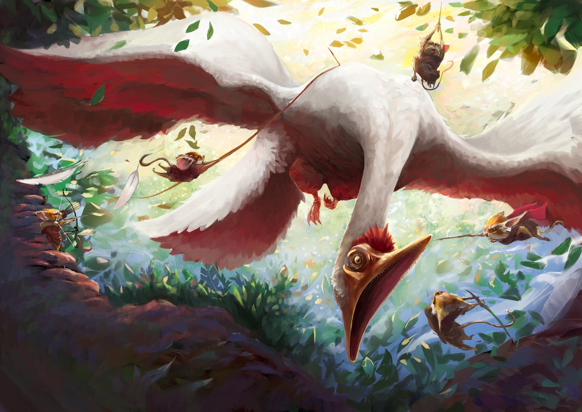 Hunting Day via <a href="/artstationhq/">ArtStation.com</a> artstation.com/artwork/AZ9YAe 

hunting day another of the hunter #art #illustration #animals #bird #digitalart #fantasy #magic