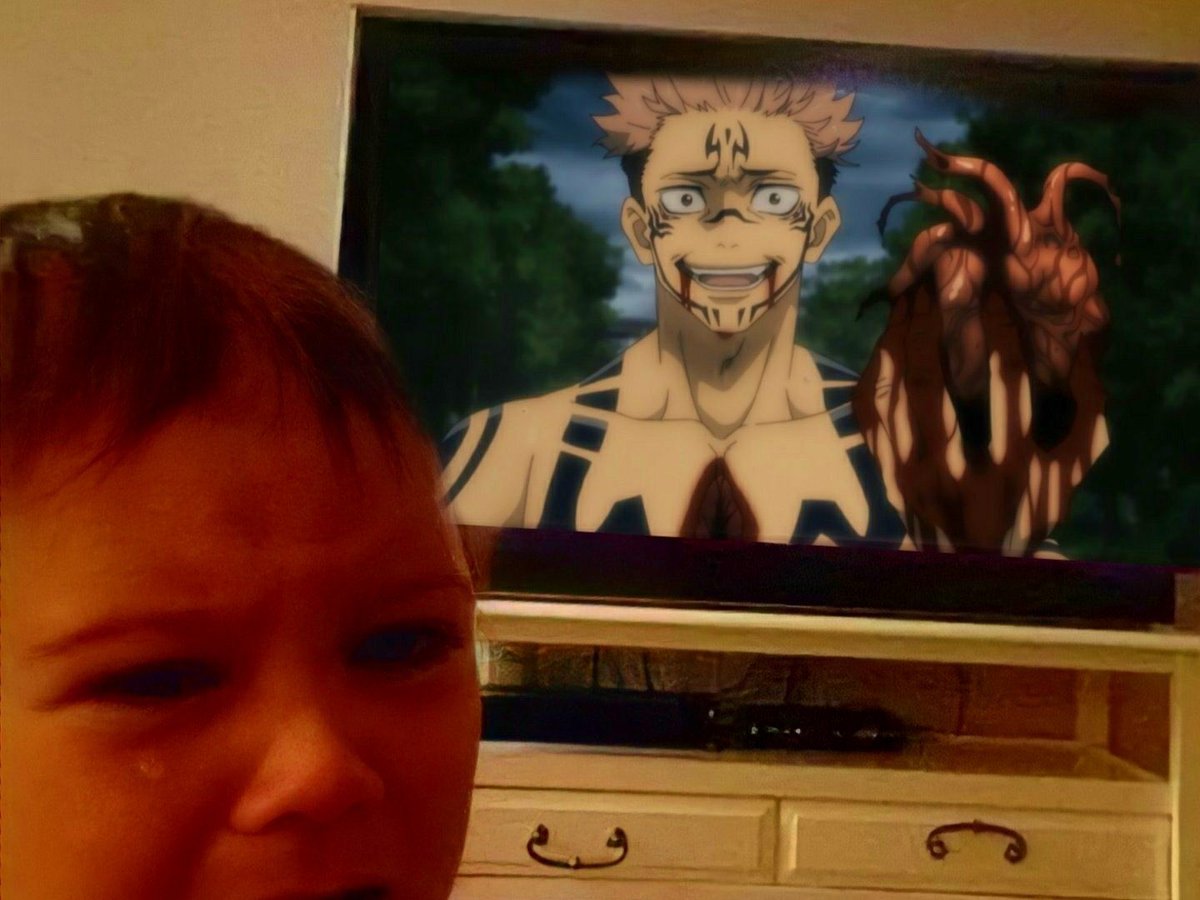 AnimeePost's tweet photo. “Anime is for kids”

The anime: https://t.co/A1BhXLJ2AJ