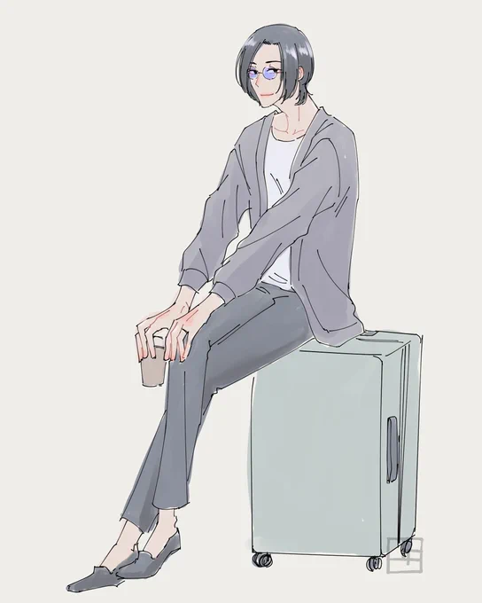 移動中