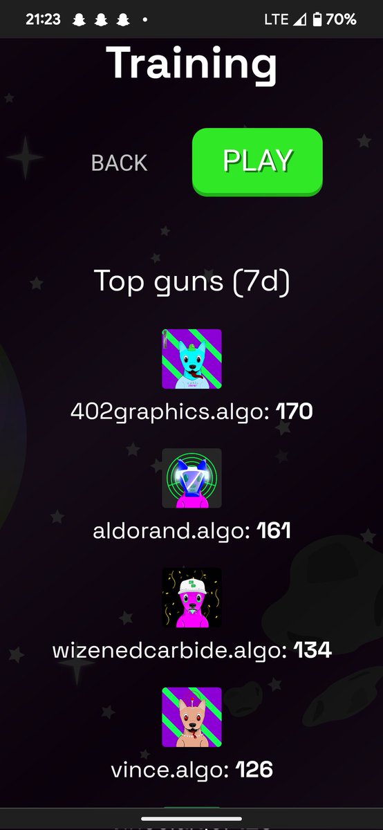 kaniworldalgo's tweet photo. Kani owners are crawling around @HnY_NFTs arcade this week, gathering aether! Kani owners have roughly 72 hours to get the highest kani score on the training leaderboard to win a Bork Bork! https://t.co/l8c4OMenmk #AlgorandNFTs #Algogames #HnYarcade #kaniworld #bork #kani https://t.co/LUvcG83ojF