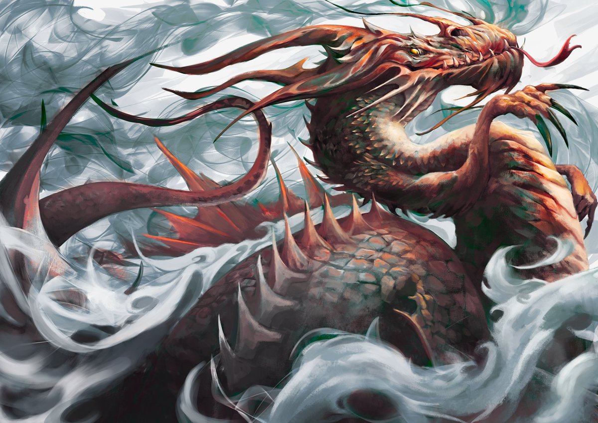 Inside the smoke via <a href="/artstationhq/">ArtStation.com</a> artstation.com/artwork/oJOw4L 

#art #illustration #dragon #creature #fire #digitalart #dnd