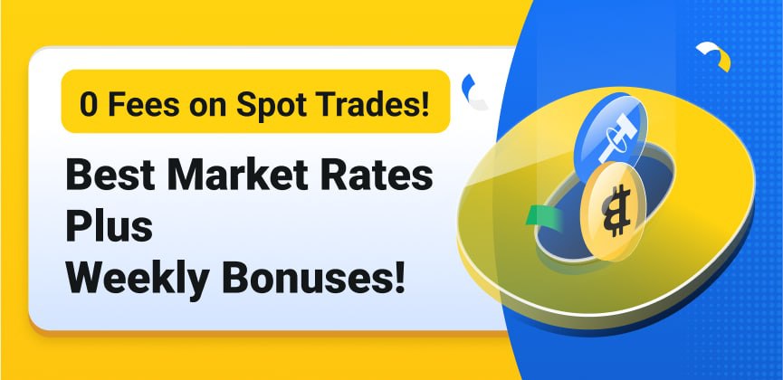 BYDFi's tweet image. 🎉BYDFi Spot Taker and Maker Fee-Free Promotion is Live!🎉

Event 1: Zero Spot Taker/Maker Fees
⌛️ Event Period: 2024/08/06 09:00:00 - Until Further Notice (UTC+8)

Event 2: Limited-Time Spot Trading Extravaganza!
⌛️ Event Period: 2024/08/06 09:00:00 - 2024/09/03 09:00:00 (UTC+8)…