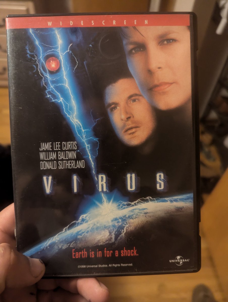 Well, I'm recovering from surgery. Nothing serious. But I'm confined to my bed for the next couple of days. And my Internet is down. I'm taking the chance to go through my physical movies to watch some that I've never seen or haven't seen in a very long time. First up.