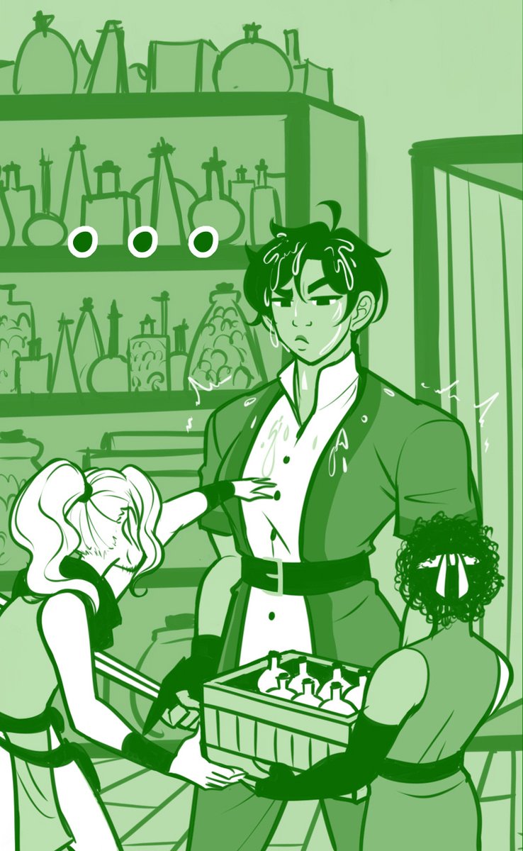 Big girl getting bigger ♥
Part of a little comic page I did as May reward for my FemCookie tier on Patreon, starring my amazon OC, Riona ♥ A little sequence I'll definitely continue in the future...!
patreon.com/MyLadyCheshire

#giantess #gts #Sizetwitter #size_twitter #growth