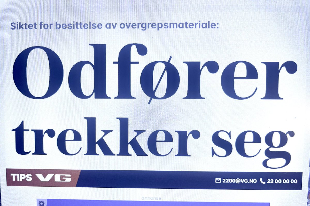 Hva fører man når man er odfører? 
Od?