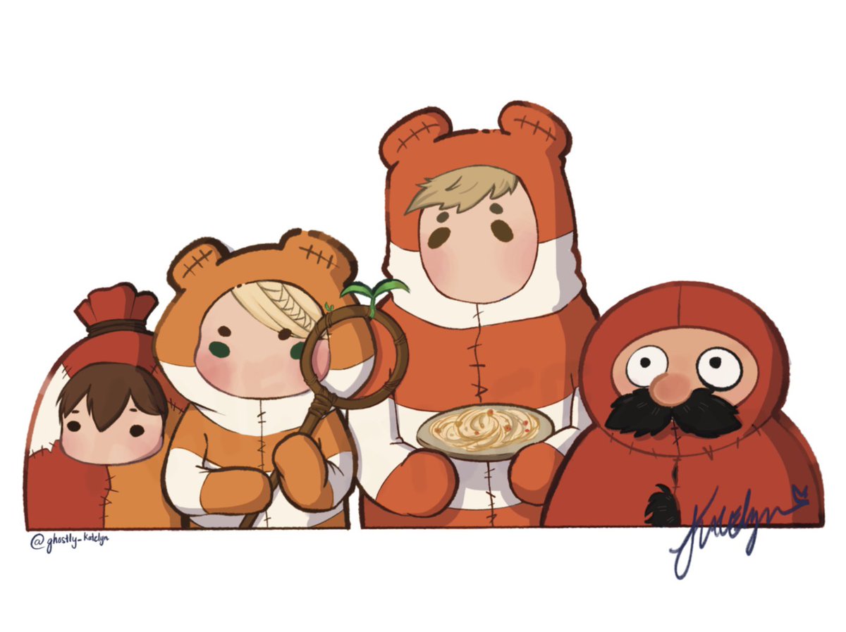Ghostly_katelyn's tweet photo. The way Dungeon Meshi content has me in a chokehold rn is insane :)
.
.
.
Ps. If any of yall are going to #AMG2024 on Saturday, I may or may not have made this into freebie stickers :), so feel free to come up to me to ask for some :D (I may or may not be cosplaying as Falin) https://t.co/BnfvfJzRUH