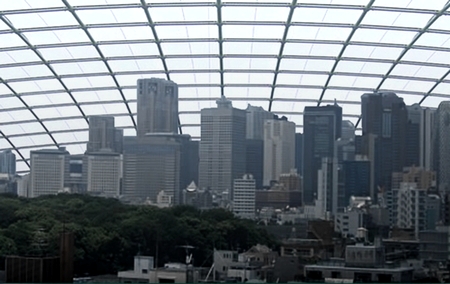 KyokoArchives's tweet photo. 東京２３区、全面ドーム化へ　エアコン完備「全天候型都市」目指す　https://t.co/tzJBAiSdvi https://t.co/3jxLFeClXl