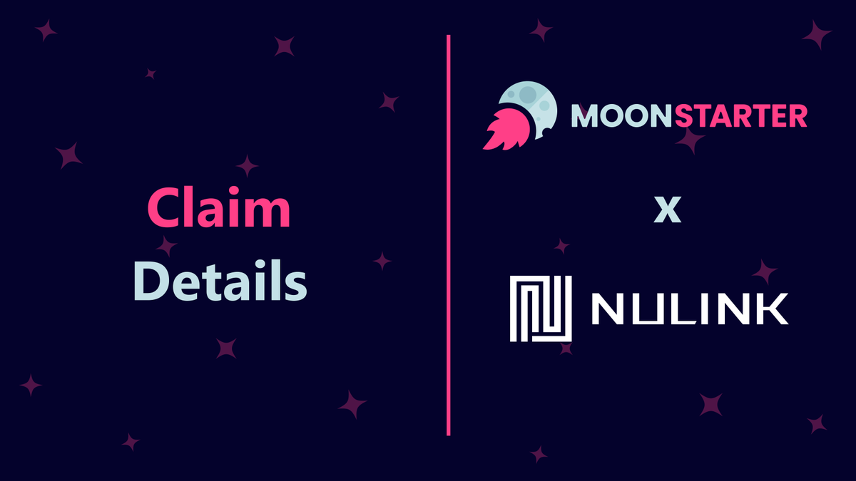 moonstarter_off's tweet photo. Dear Community,

We want to inform you that the @NuLink_ vesting, can be claimed on https://t.co/Yyer634Lc2 
starting from August 14 at 10:20am UTC, for all the details check our TG Announcement:

https://t.co/ovyxaXjp5W

Thanks for your collaboration.

The #MoonStarter Team https://t.co/8B87y5M1mM