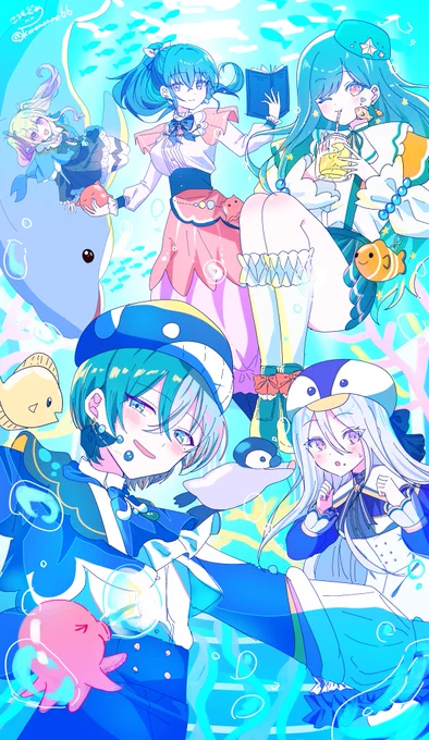 青の世界の音楽隊𓈒𓂂𓏸※タップ推奨 #prsk_FA 