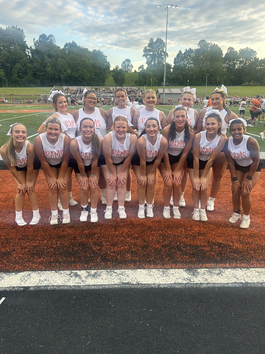 Fall Sports Meet the Rams 2024 - our cheerleaders are also varsity Volleyball players,  members of Cross Country and Golf Team as well.  #hhb #girlscan