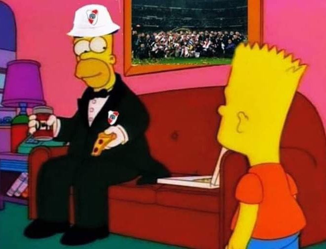 - Porqué tan elegante Homero?

- Juega el River de Gallardo por Libertadores 🐔🏆