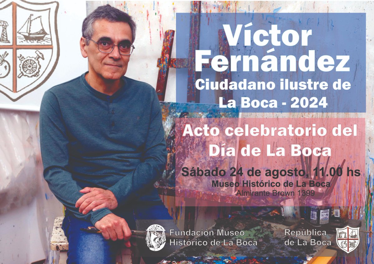 📌 INVITACION                                                                                                                                                                                     ACTO DEL DIA DE LA BOCA  🗓️ sábado 24 de agosto a las 11.00 hs.