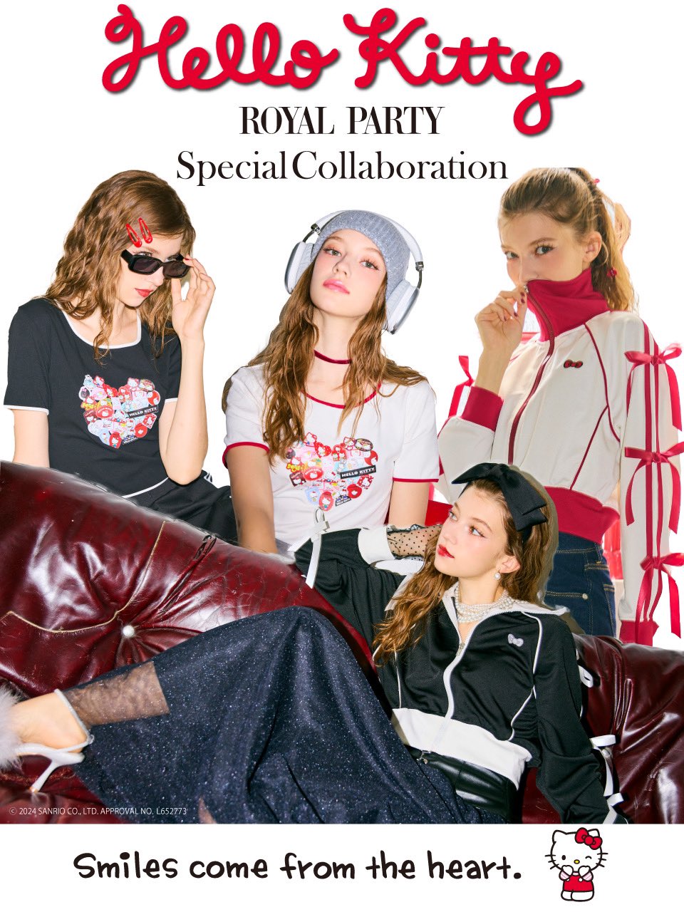  PARTY - 新品タグつき ロイヤルパーティー Hello Kittyリボントラックジャケット Hello Kitty】リボントラックジャケット｜ジャケット｜アウター