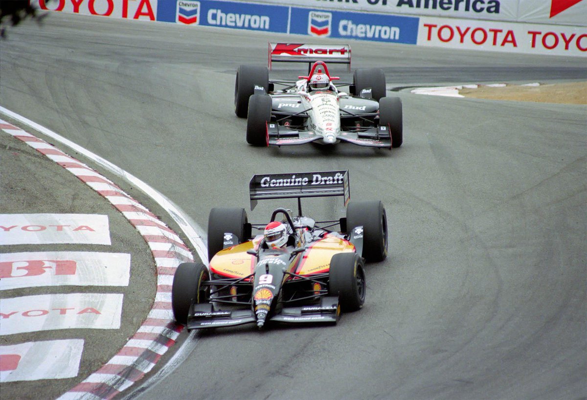 1995 <a href="/WeatherTechRcwy/">WeatherTech Raceway Laguna Seca</a> 

<a href="/michaelandretti/">Michael Andretti</a> chases <a href="/BobRahal/">Bobby Rahal</a>