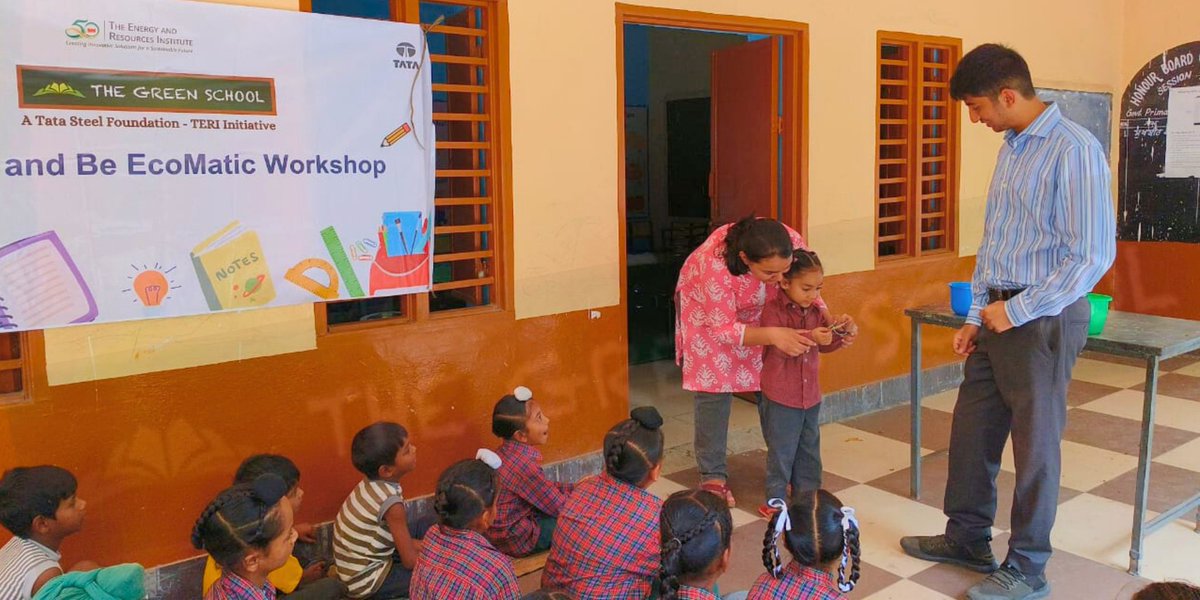 GreenSchoolTT's tweet photo. What an amazing time with our very enthusiastic young learners from Ludhiana at GPS Khadiana Khurd! These little environments Green buddies made us proud with their energy and eagerness to learn.

@TataSteelLtd
@teriin https://t.co/rqd1RwR0QU