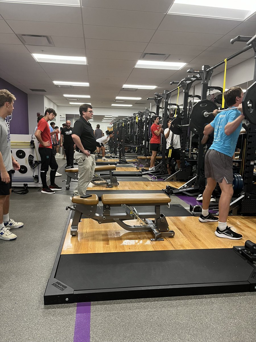 Gym recovery session to finish the day