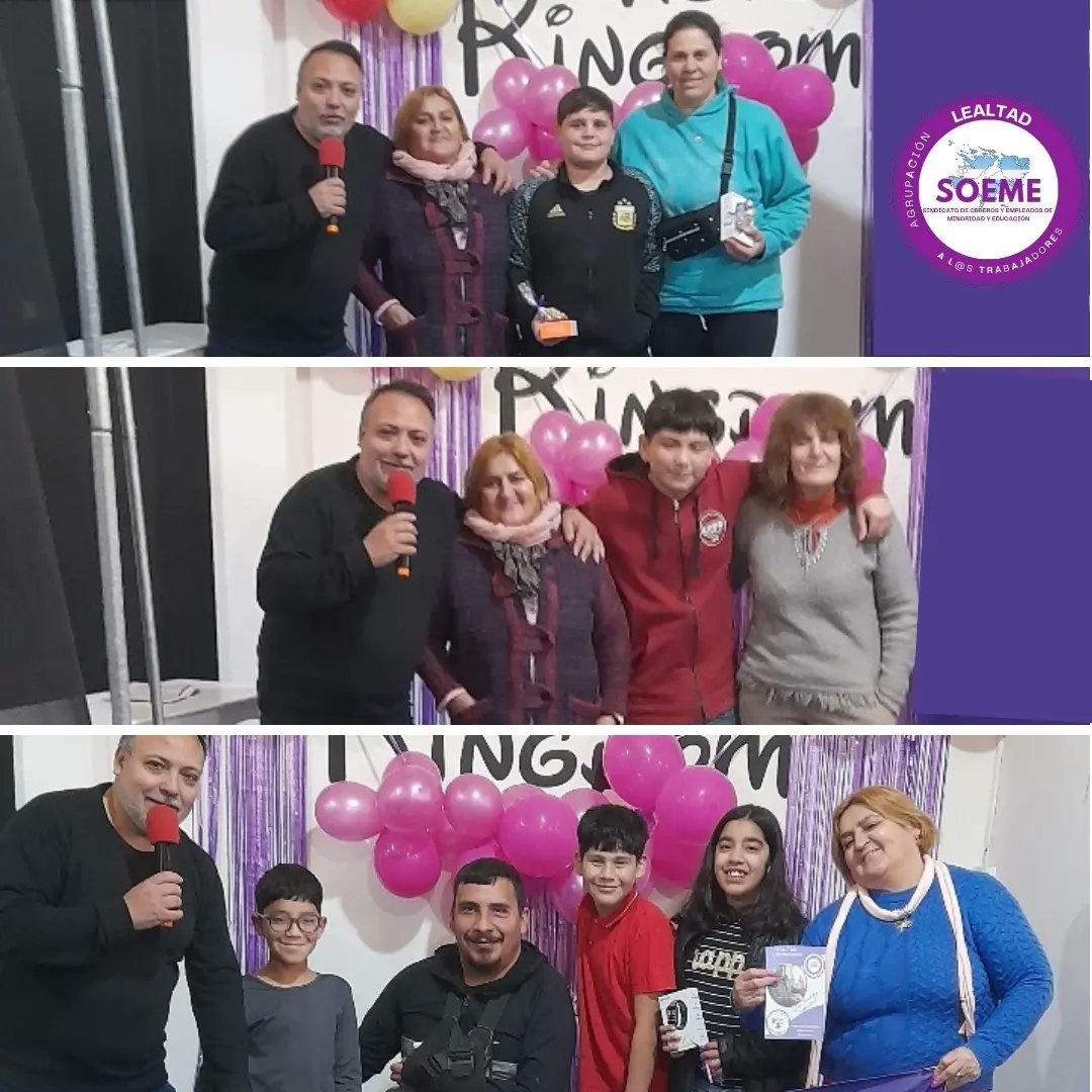 FernandoLantao2's tweet photo. FESTEJO DEL DIA DEL NIÑO ORGANIZADO POR SOEME 

Entregamos juguetes a más de 100 familias.
 “Agrupación Lealtad a los Trabajadores” de SOEME, preparó una tarde llena de juegos y sorpresas en el Salón Magic Kingdom, en una tarde de diversión junto a sus padres. https://t.co/vCSrVxVy7j