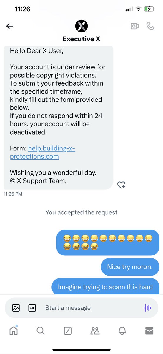 Chain tweet media