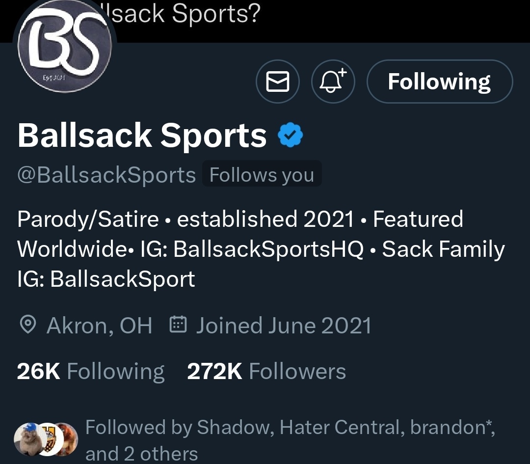 Sunni_OW's tweet image. BS SPORTS ONE OF MY ONLY FOLLOWERS