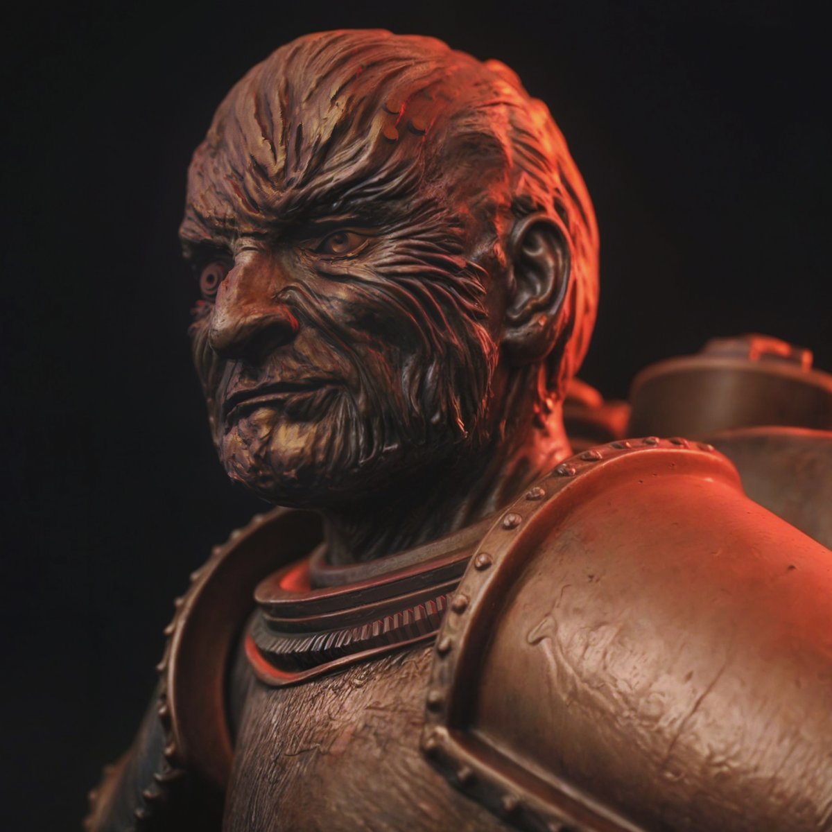 CepeGaLaz's tweet image. В очередной раз пересматривая 10к частей фильма "Кошмар на улице вязов", подумал: "А почему бы не совместить вселенные и поднять до 40к?"
Так получился Фред Спэйс-Маринес.
#Speedsulpt
#digitalclay
#zbrush
#warhammer40k
#Krueger