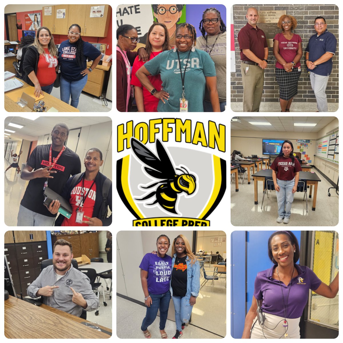 Hoffman College Prep (@hoffmanms_aisd) on Twitter photo HORNET NATION continues the excitement of the new school year with staff and students representing our favorite, college and university! #TeamingUp #AldineImpact #CCMR <a href="/DrCrystalWatson/">Crystal Watson, Ed.D. Proud Grambling State Alumni</a> <a href="/AldineISD/">Aldine ISD</a> HORNET NATION continues the excitement of the new school year with staff and students representing our favorite, college and university! #TeamingUp #AldineImpact #CCMR <a href="/DrCrystalWatson/">Crystal Watson, Ed.D. Proud Grambling State Alumni</a> <a href="/AldineISD/">Aldine ISD</a>