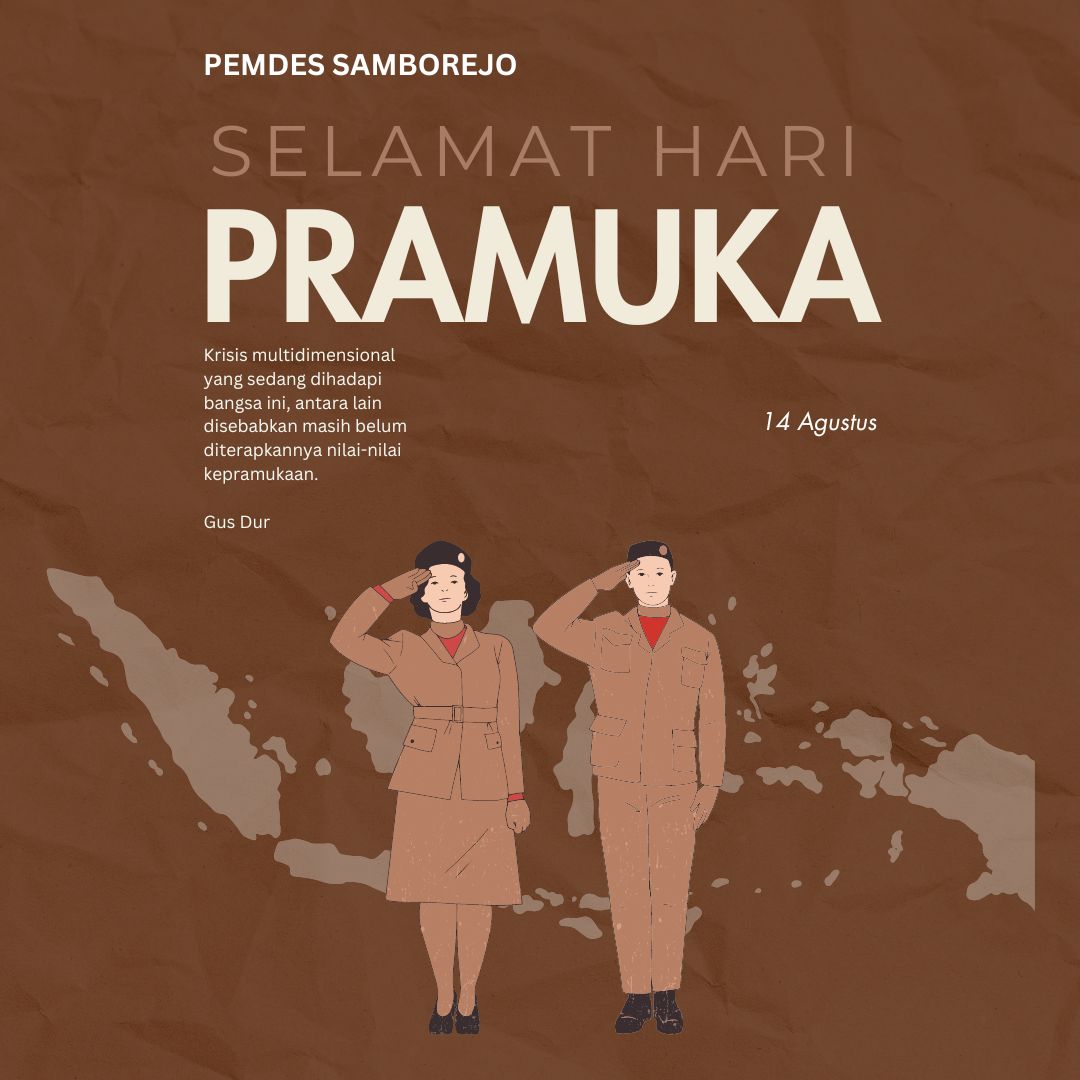 samborejo's tweet photo. Selamat Hari Pramuka

#HariPramuka 
#haripramuka2024 https://t.co/7QlsR8oLCR