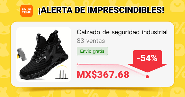 josepetronilo's tweet photo. Calzado de seguridad industrial para hombre con puntera de acero, suela de EVA a prueba de pinchazos, botas de trabajo para todas las estaciones, parte superior e plantilla de tela duradera.
🎉 Precio del cupón[MX$367.68] -54%
👉 Link: https://t.co/sI2MdPw8V2 https://t.co/qVZuSixTnJ