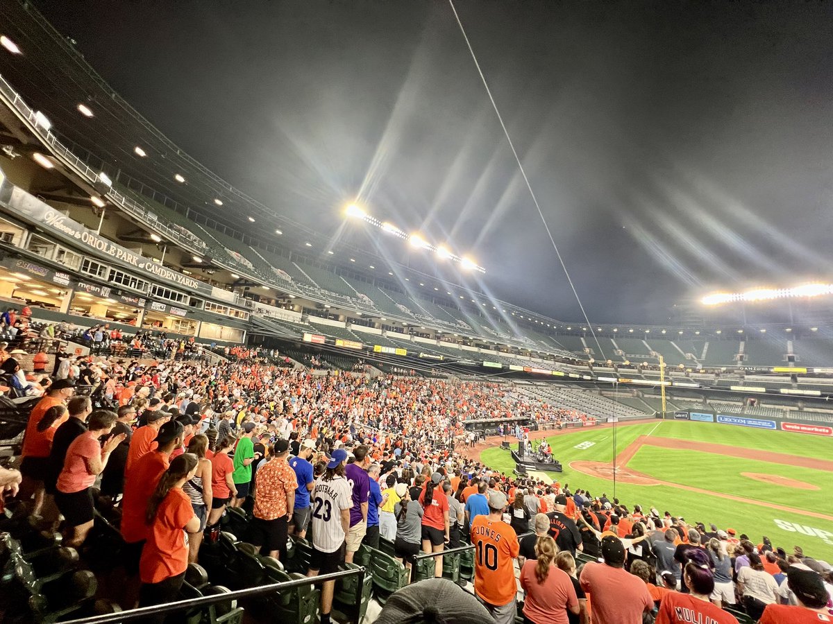 jbenowitz1831's tweet photo. Thanks to the O’s, Gunnar, Westy, Danny, McCann, Ryan O’Hearn and Trevor Rogers for putting on the first Faith Night at Camden Yards. https://t.co/hasNZybftK
