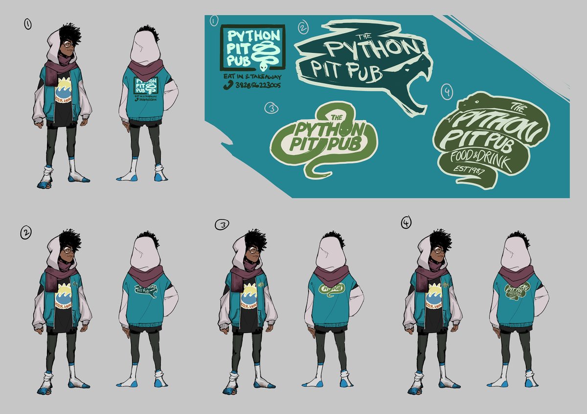 i'm finally getting around to posting my character design work i did for stray gods, just in time for the one year anniversary...! Oracle was the first character i got to work on. i had a lot of fun figuring her out and how her attitude would come across