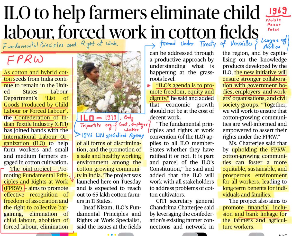 StudyRules12's tweet photo. #ILO Fundamental principles and right at work
#UPSC
#HPPSC
#Polity
#Governance
#currentaffaris https://t.co/OF8MlJfixc