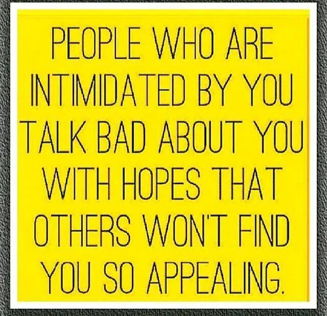 marshawright's tweet photo. Intimidated people run people down ?...  
#motivation https://t.co/MoszC89cu8