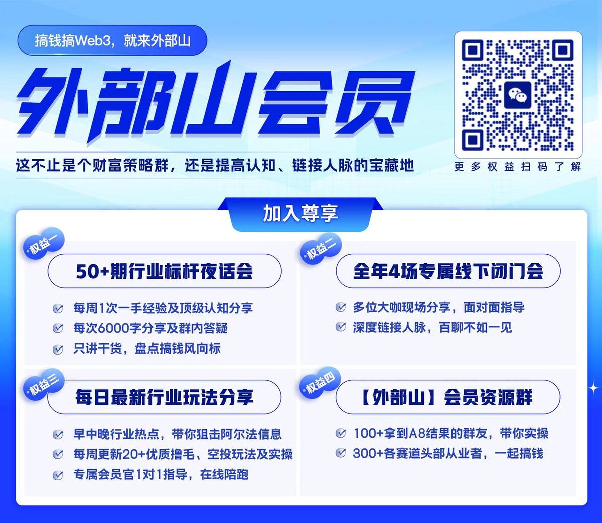 今年上半年，办了两场线下大场。

1月份的杭州嘉年华到场500人，4月份的嘉年华到场1000人。

会员单独深度链接聚会也都是小百人的规模。

最近想要筹划下一期专属线下闭门会了。

百聊不如一见。要的就是面对面指导，深度链接人脉的体验。

那么问题来了。
