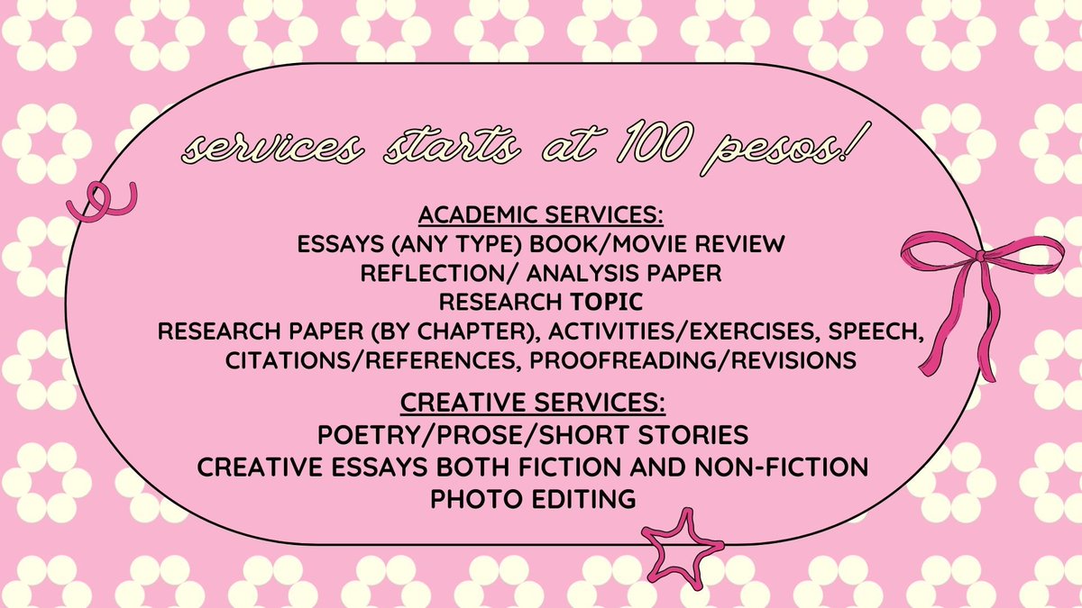 cerisecommish's tweet photo. ⊹ ꒰ comms sheets！꒱ 🍥

Bonjour! I am cerise, your acad buddy and guide. ♡

⤿ little notes :
🌷 open mon-sat (8am to 10pm)
🌷 sat &amp; sun: rest day but accepts light comms
🌷 mode of payment: gcash
🌷 send the inquiry form to inquire!
🌷 tag: #cerisecommish https://t.co/4QMPmxey7A