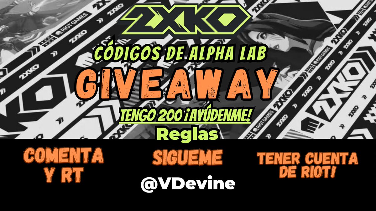 VDevinee's tweet image. Me dieron muchísimos códigos para el Alpha Lab de
@Play2XKO
y no tengo a quien dárselos entonces...   

¡AHORA ES SU OPORTUNIDAD DE PROBARLO!  

en mi insta haré el mismo sorteo por si quieren otro chance de ganar.   ¡Se agradece el RT!

#2XKO_AlphaLab #Leagueoflegends